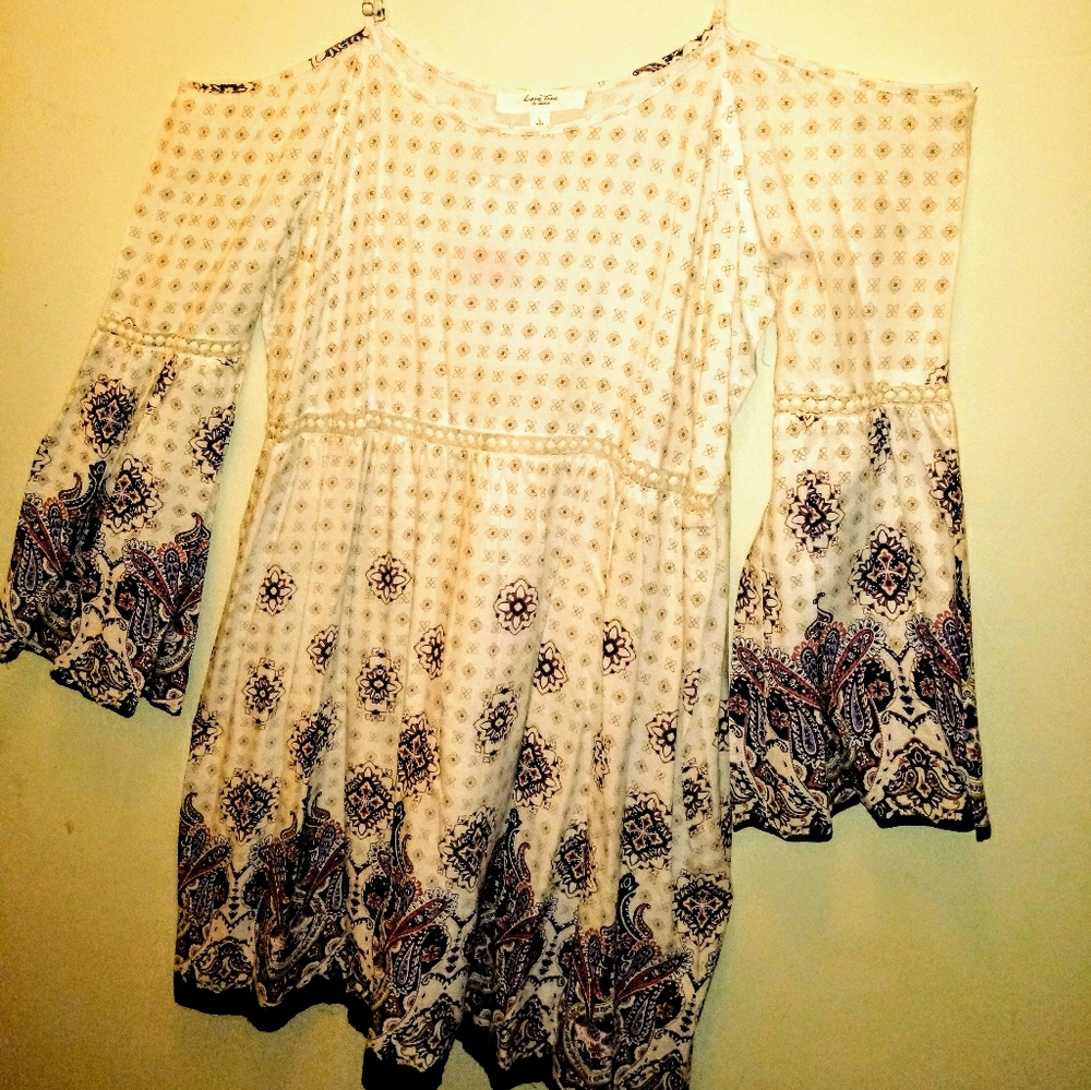 Cold Shoulder Short Dress
